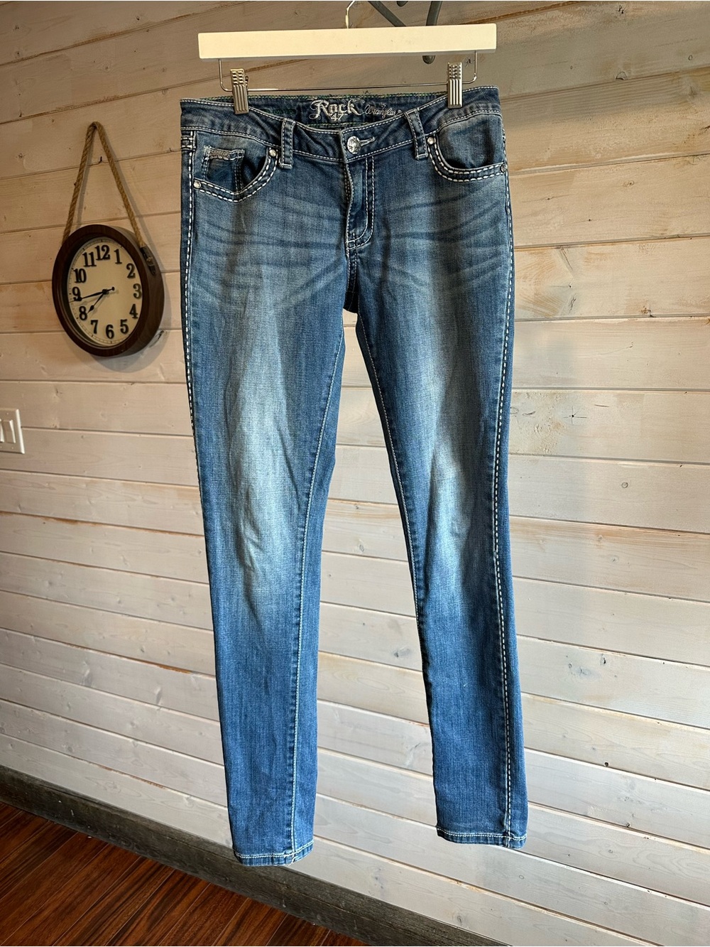 Rock 47 by Wrangler | Ultra Low Rise Light Wash Jeans